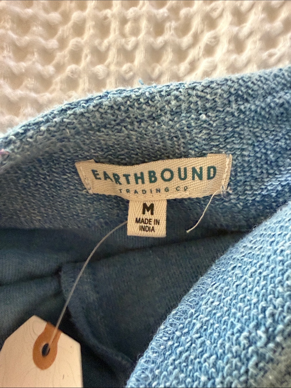 EARTHBOUND Blue Panel A-Line Skirt - Picture 3 of 13